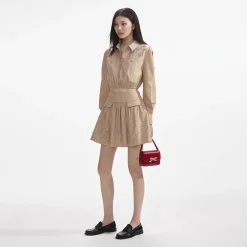 Cotton Embellished Mini Skirt^self-portrait Discount