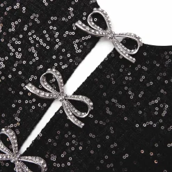 Boucle Bow Mini Dress^self-portrait New