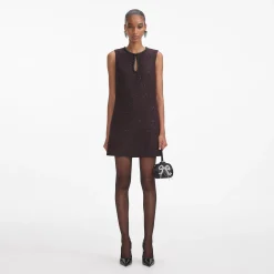 Boucle Mini Dress^self-portrait Cheap