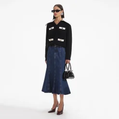 Cashmere Blend Oversized Jumper^self-portrait Hot