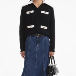 Cashmere Blend Oversized Jumper^self-portrait Hot