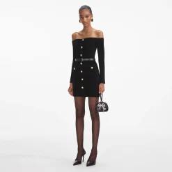 Chenille Knit Mini Dress^self-portrait Online