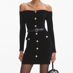 Chenille Knit Mini Dress^self-portrait Online