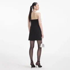 Crepe Bandeau Mini Dress^self-portrait Shop
