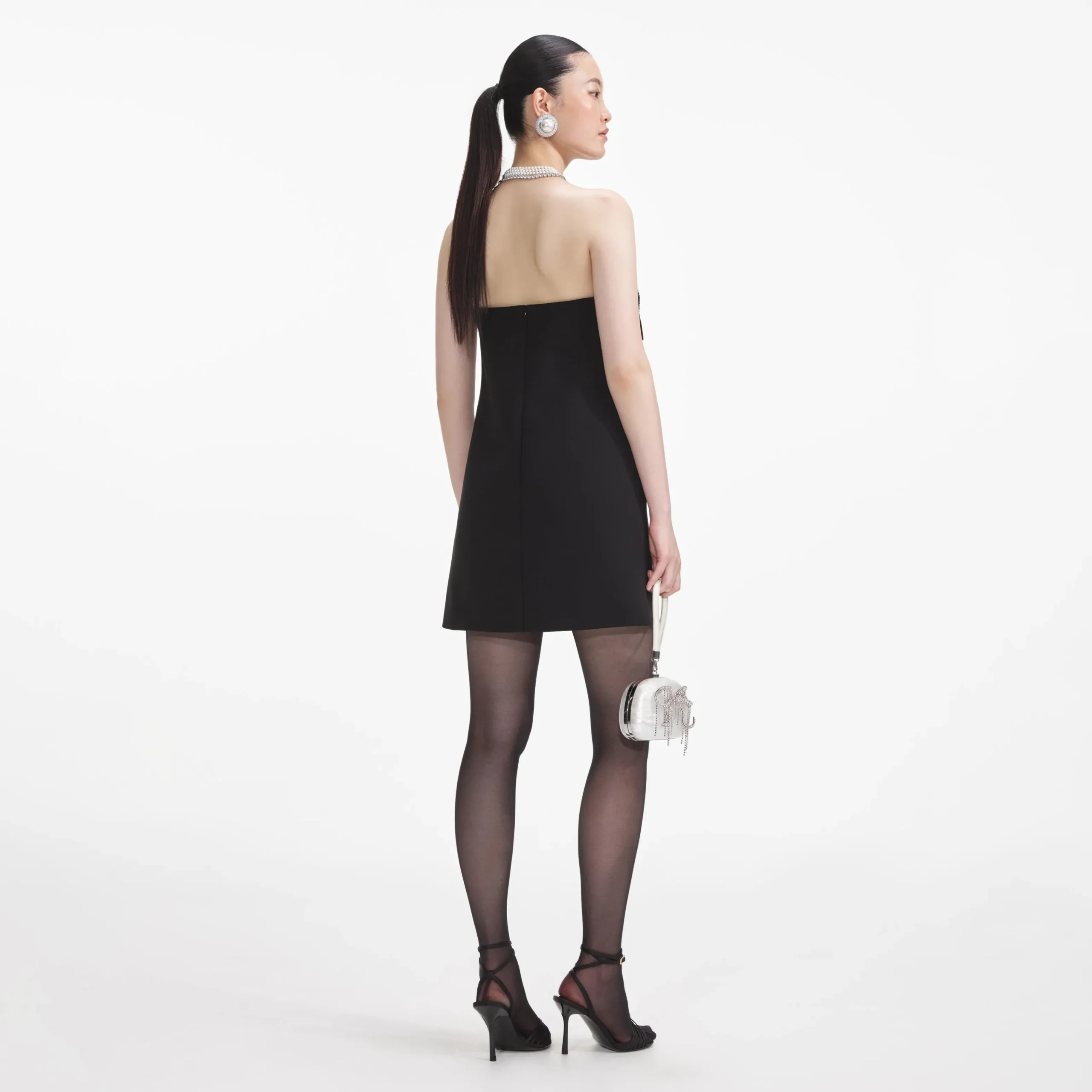 Crepe Bandeau Mini Dress^self-portrait Shop