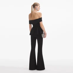 Crepe Off Shoulder Jumpsuit^self-portrait Clearance