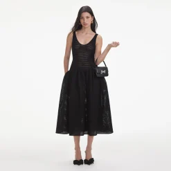 Crochet Knit Midi Dress^self-portrait Sale
