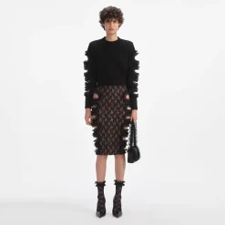 Cut Out Lace Detail Jumper^self-portrait Sale