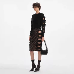 Cut Out Lace Detail Jumper^self-portrait Sale