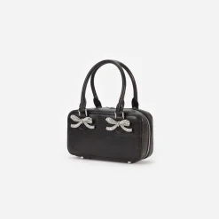 Distressed Leather Mini Tote Bag^self-portrait Clearance