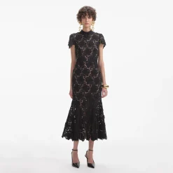 Flower Lace Midi Dress^self-portrait Shop