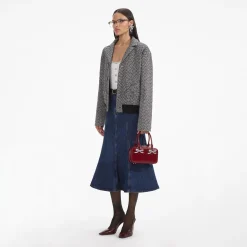 Herringbone Bomber Jacket^self-portrait Discount