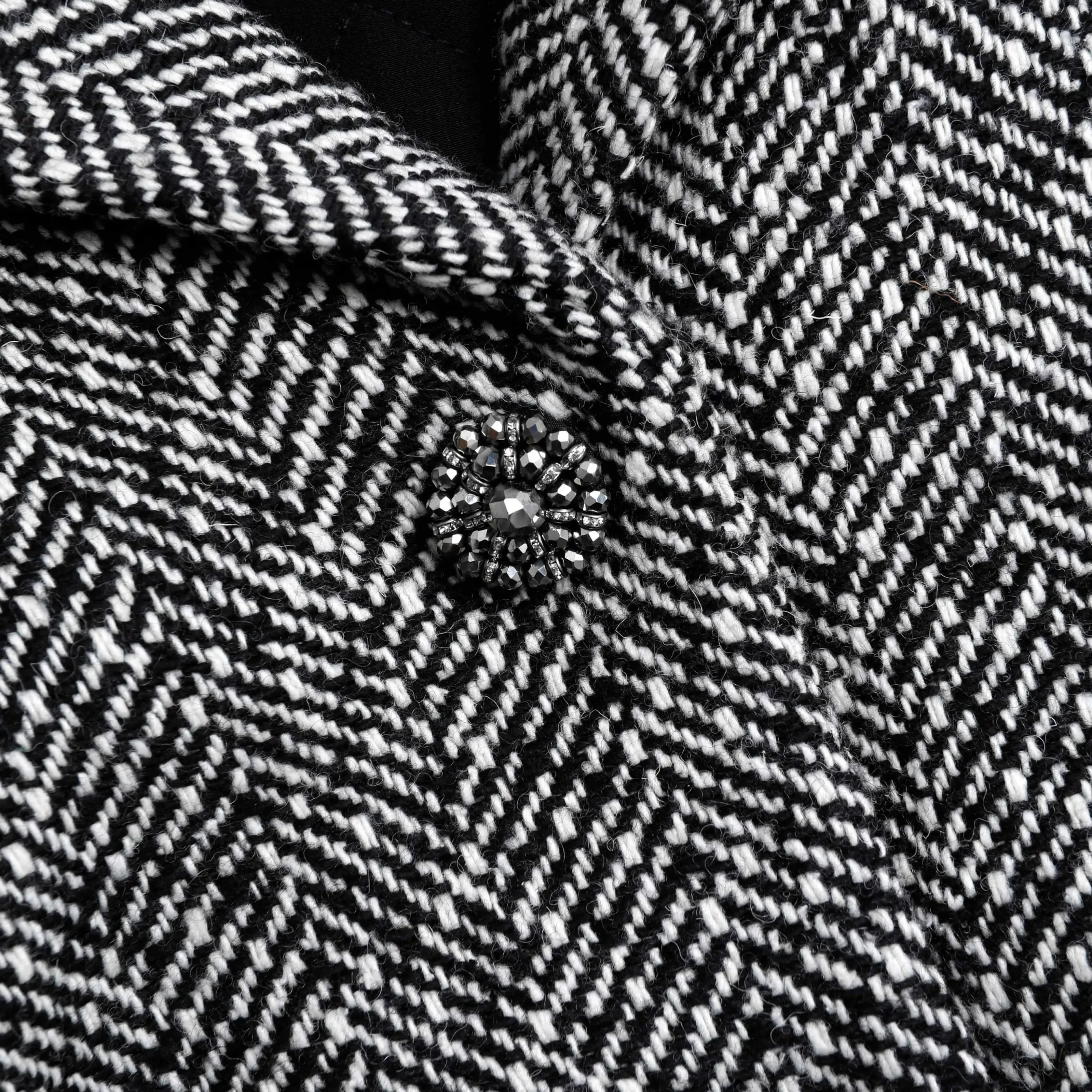 Herringbone Bomber Jacket^self-portrait Discount