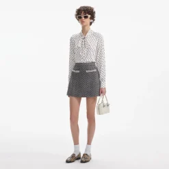 Herringbone Mini Skirt^self-portrait Flash Sale