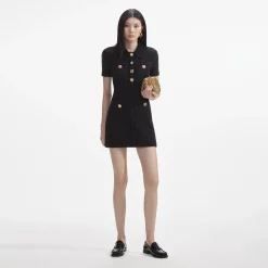Jewel Button Knit Mini Dress^self-portrait Hot