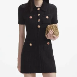 Jewel Button Knit Mini Dress^self-portrait Hot