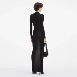 Knit Cut Out Maxi Dress^self-portrait Shop