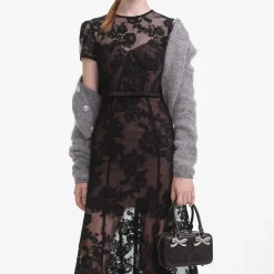 Lace Bustier Midi Dress^self-portrait Outlet