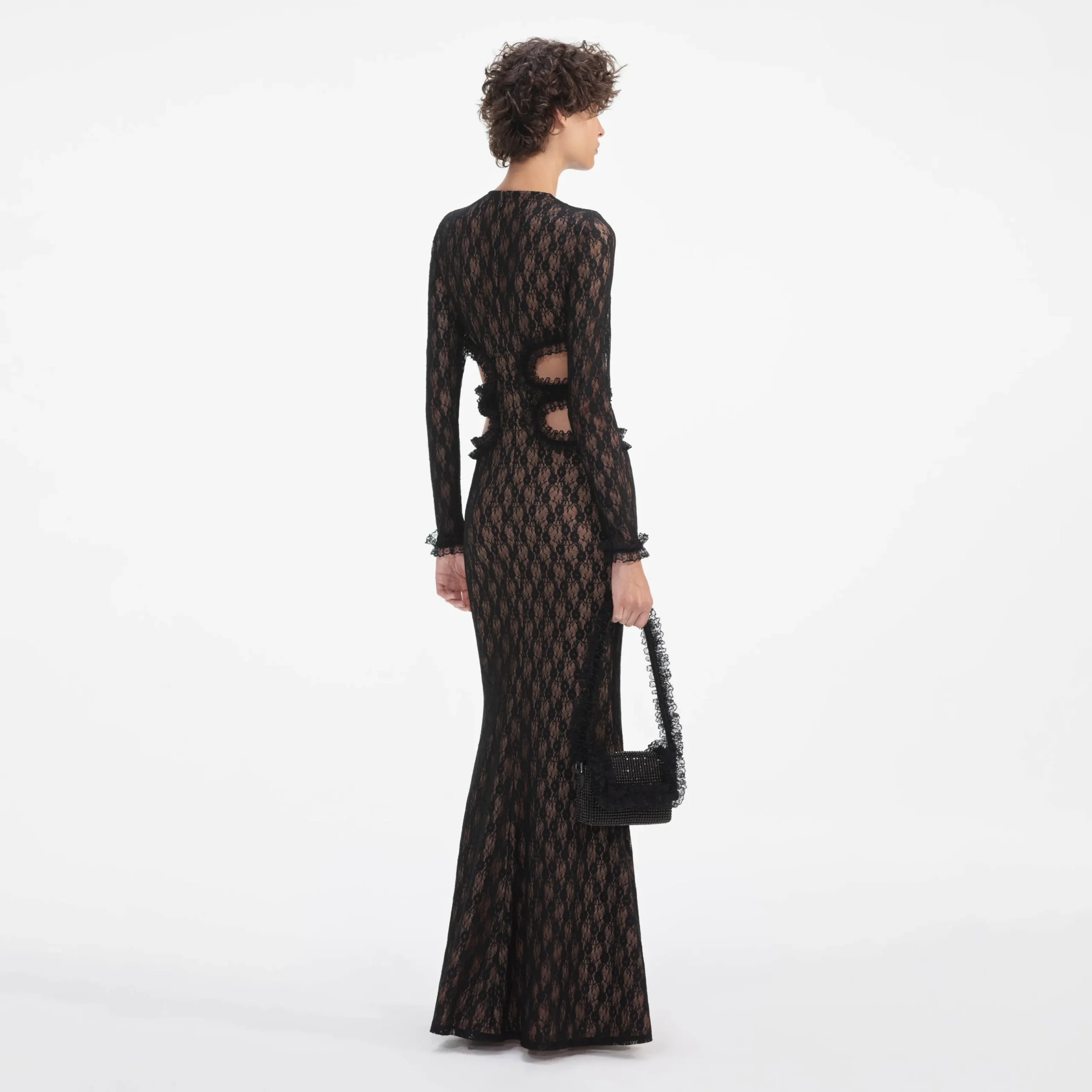 Lace Cut Out Maxi Dress^self-portrait Best Sale