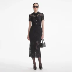 Lace Diamante Midi Dress^self-portrait Outlet