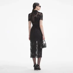 Lace Diamante Midi Dress^self-portrait Outlet