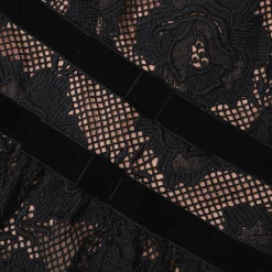 Lace Velvet Bow Mini Dress^self-portrait Online