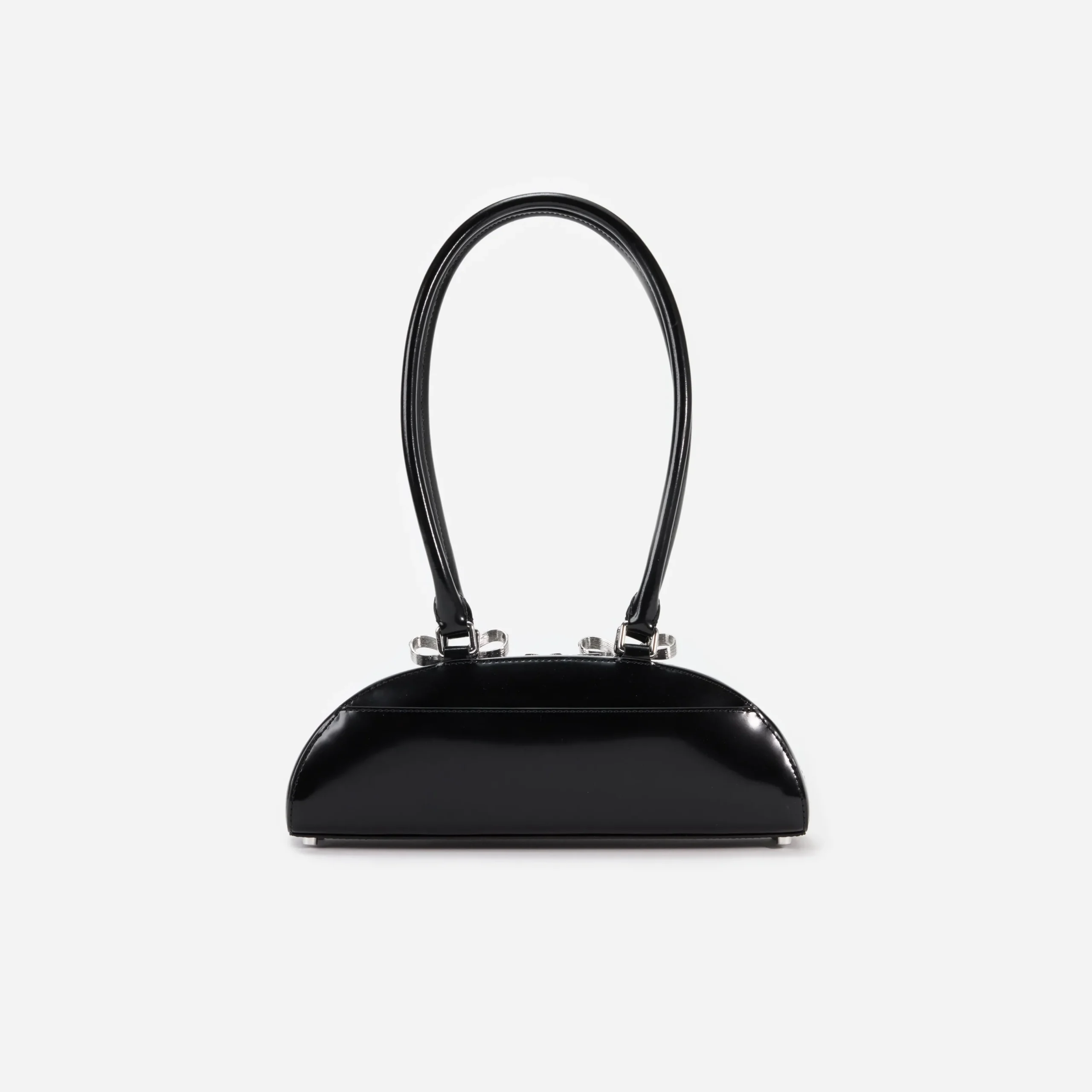 Leather Curved Shoulder Bag^self-portrait New