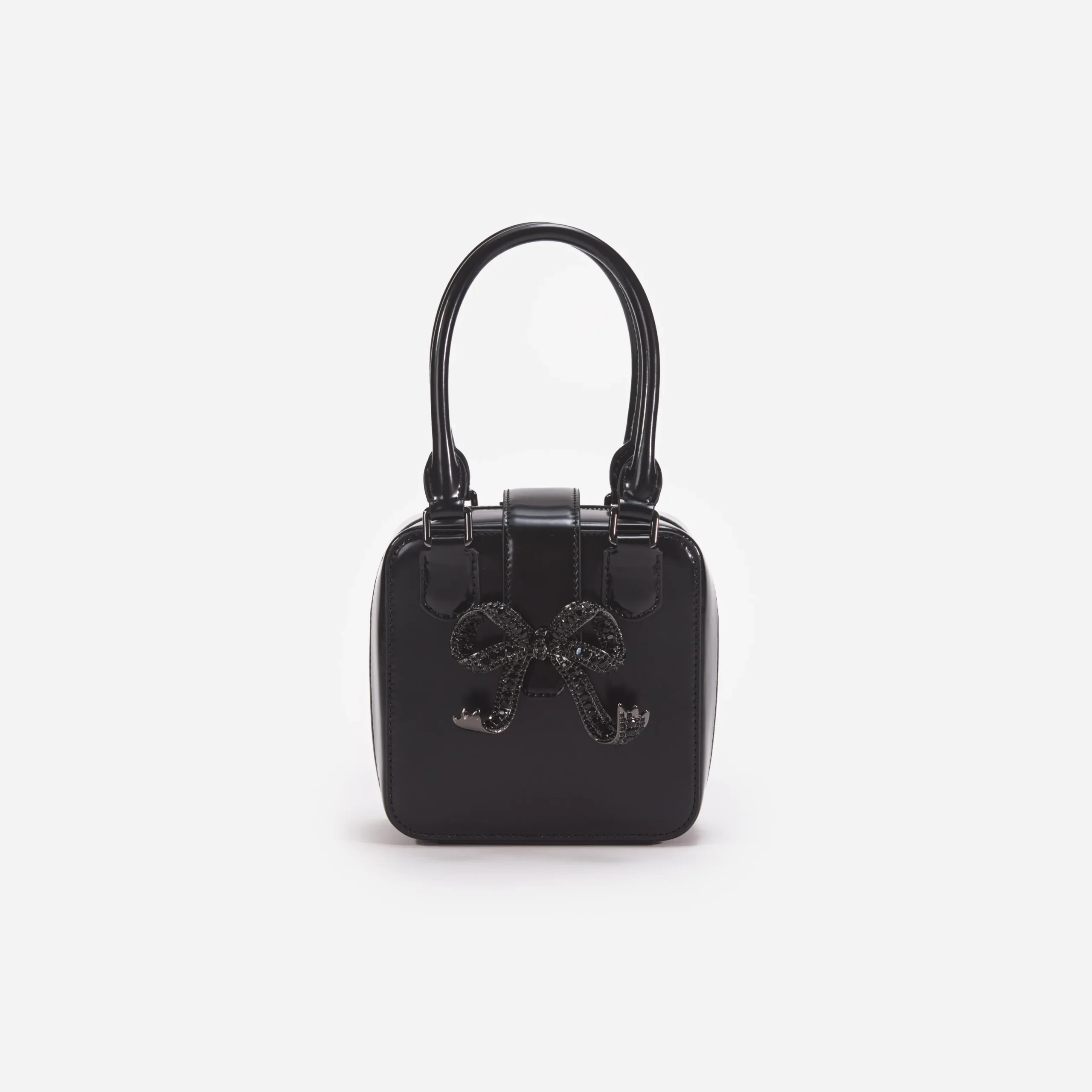 Leather Square Mini Tote Bag^self-portrait Store