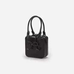 Leather Square Mini Tote Bag^self-portrait Store