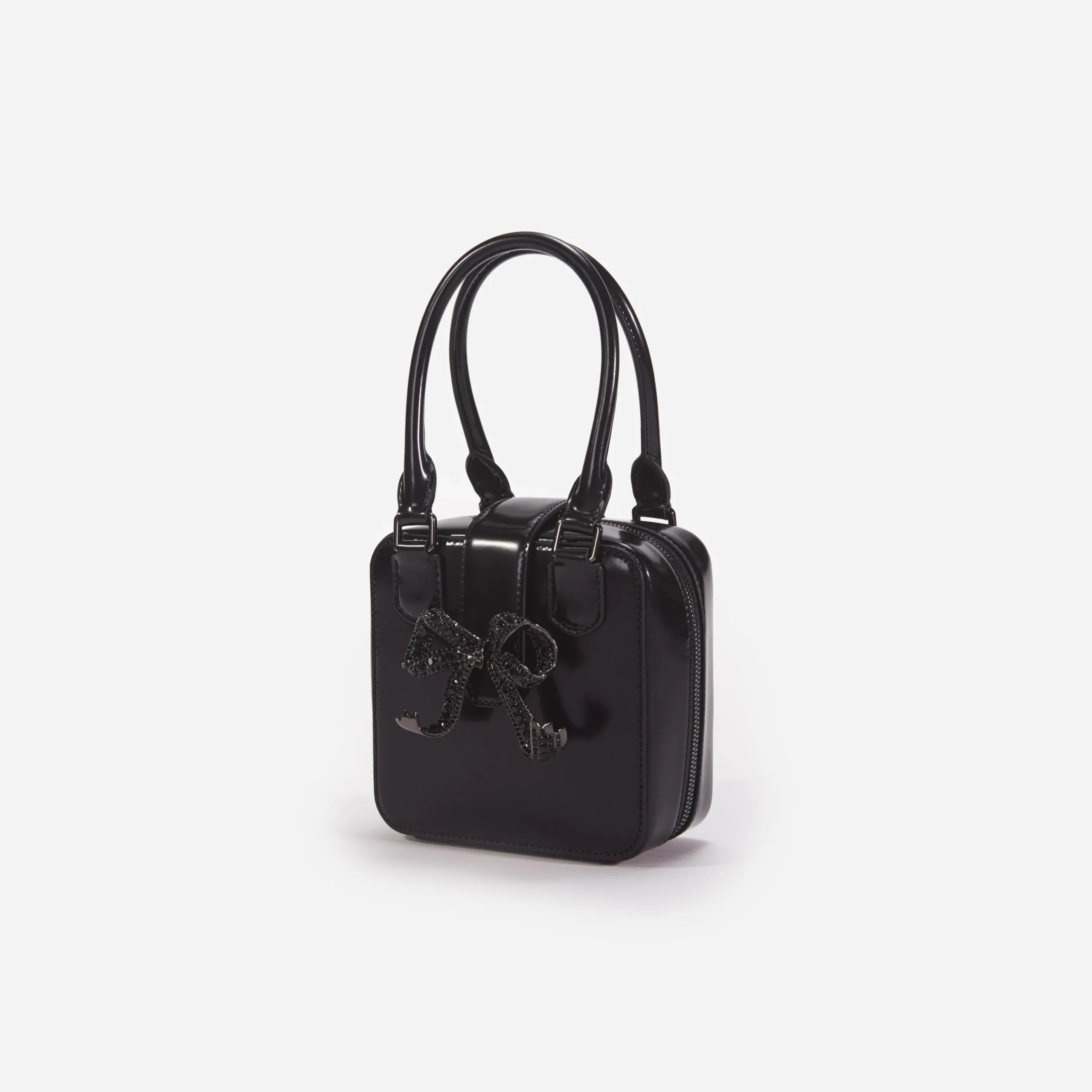 Leather Square Mini Tote Bag^self-portrait Store