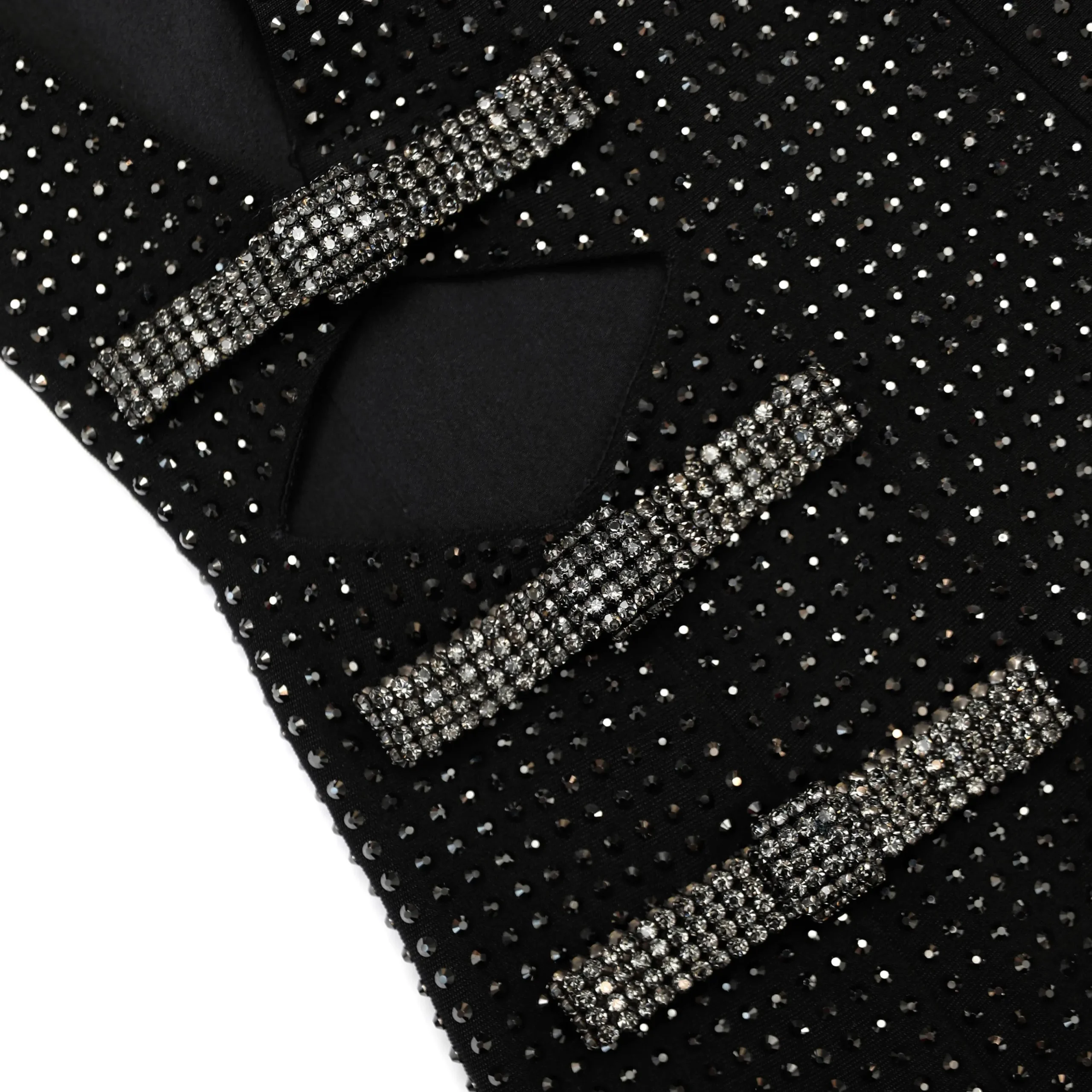 Rhinestone Crepe Mini Dress^self-portrait Cheap