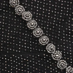 Rhinestone Fishnet Crossover Maxi Dress^self-portrait Best