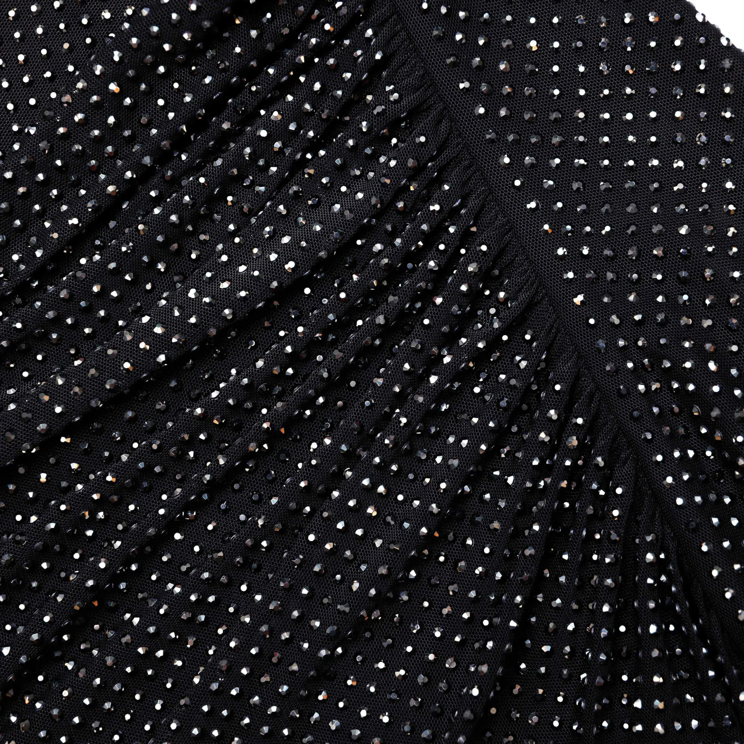 Rhinestone Mesh Cut Out Maxi Dress^self-portrait Best Sale