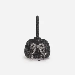 Rhinestone Top Handle Clutch Bag^self-portrait Flash Sale