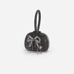 Rhinestone Top Handle Clutch Bag^self-portrait Flash Sale