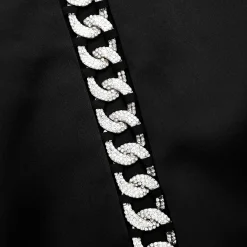 Satin Chain Detail Mini Dress^self-portrait Outlet