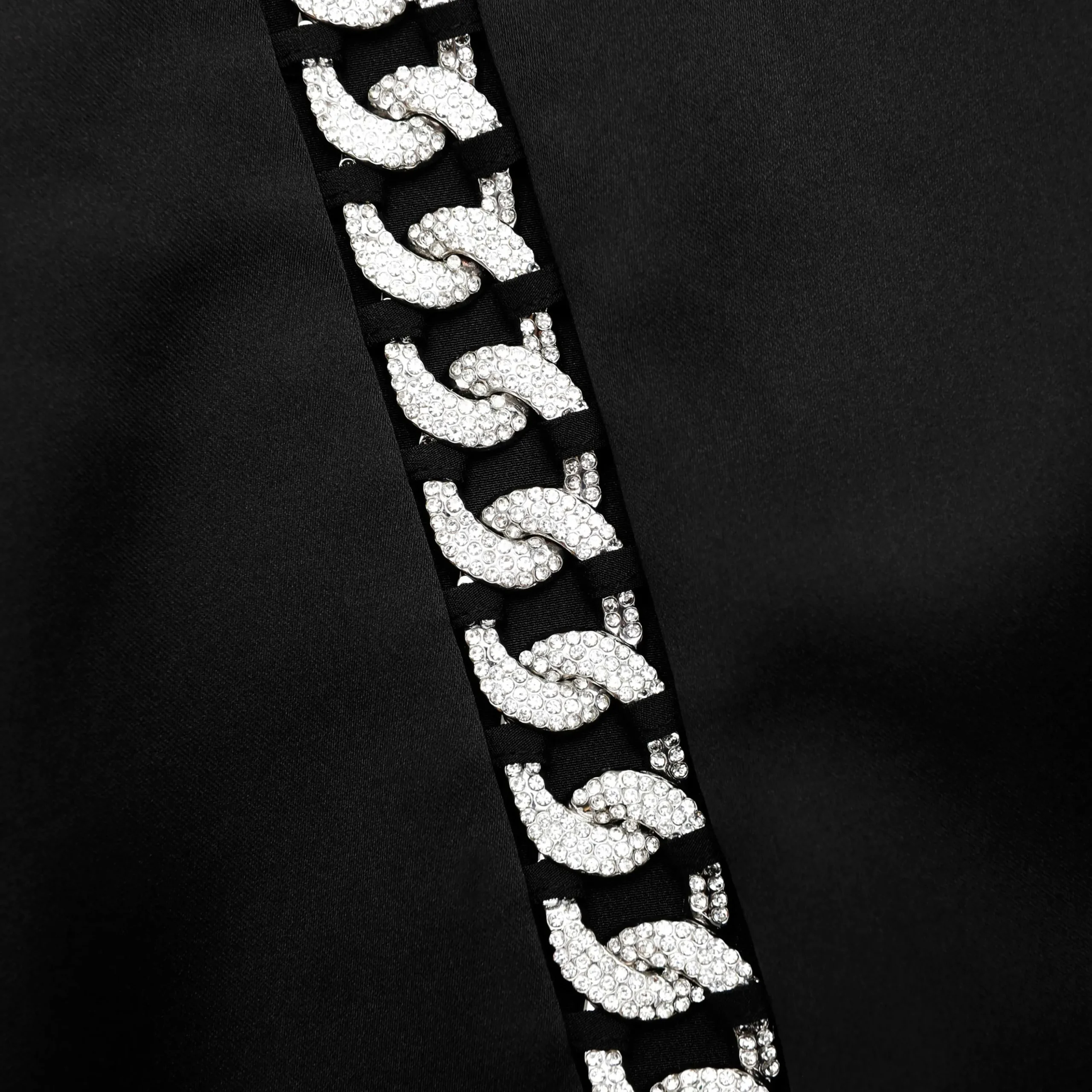 Satin Chain Detail Mini Dress^self-portrait Outlet