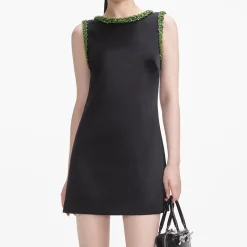 Satin Mini Dress^self-portrait Cheap