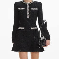 Sequin Knit Mini Dress^self-portrait Discount