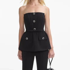 Stretch Crepe Jumpsuit^self-portrait Outlet
