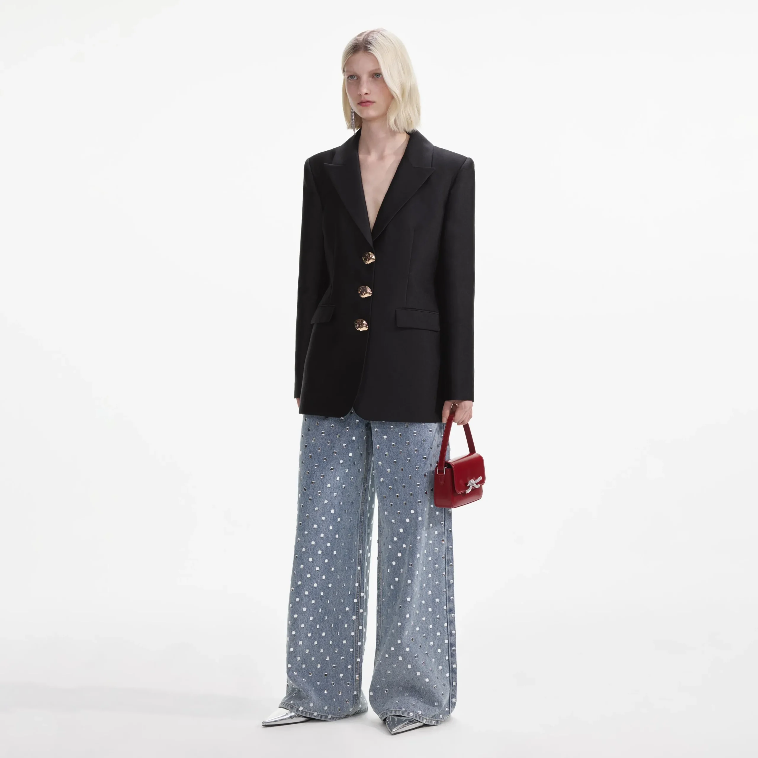 Taffeta Blazer^self-portrait Online