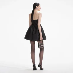 Taffetta Diamante Mini Dress^self-portrait Fashion