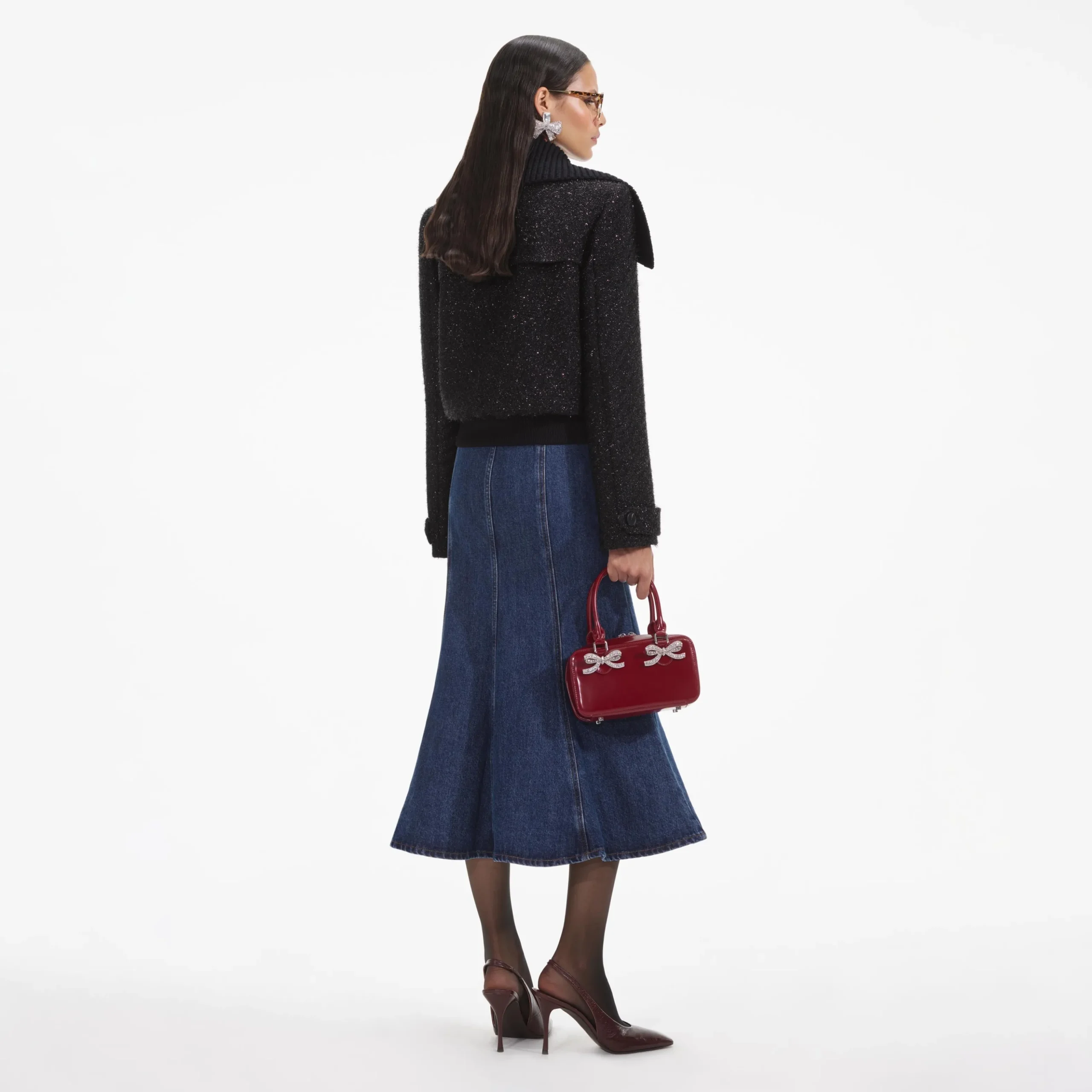 Tinsel Boucle Bomber Jacket^self-portrait Flash Sale