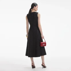 Tinsel Boucle Buttoned Midi Dress^self-portrait Online