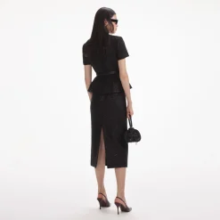 Tinsel Boucle Tailored Midi Dress^self-portrait Best Sale