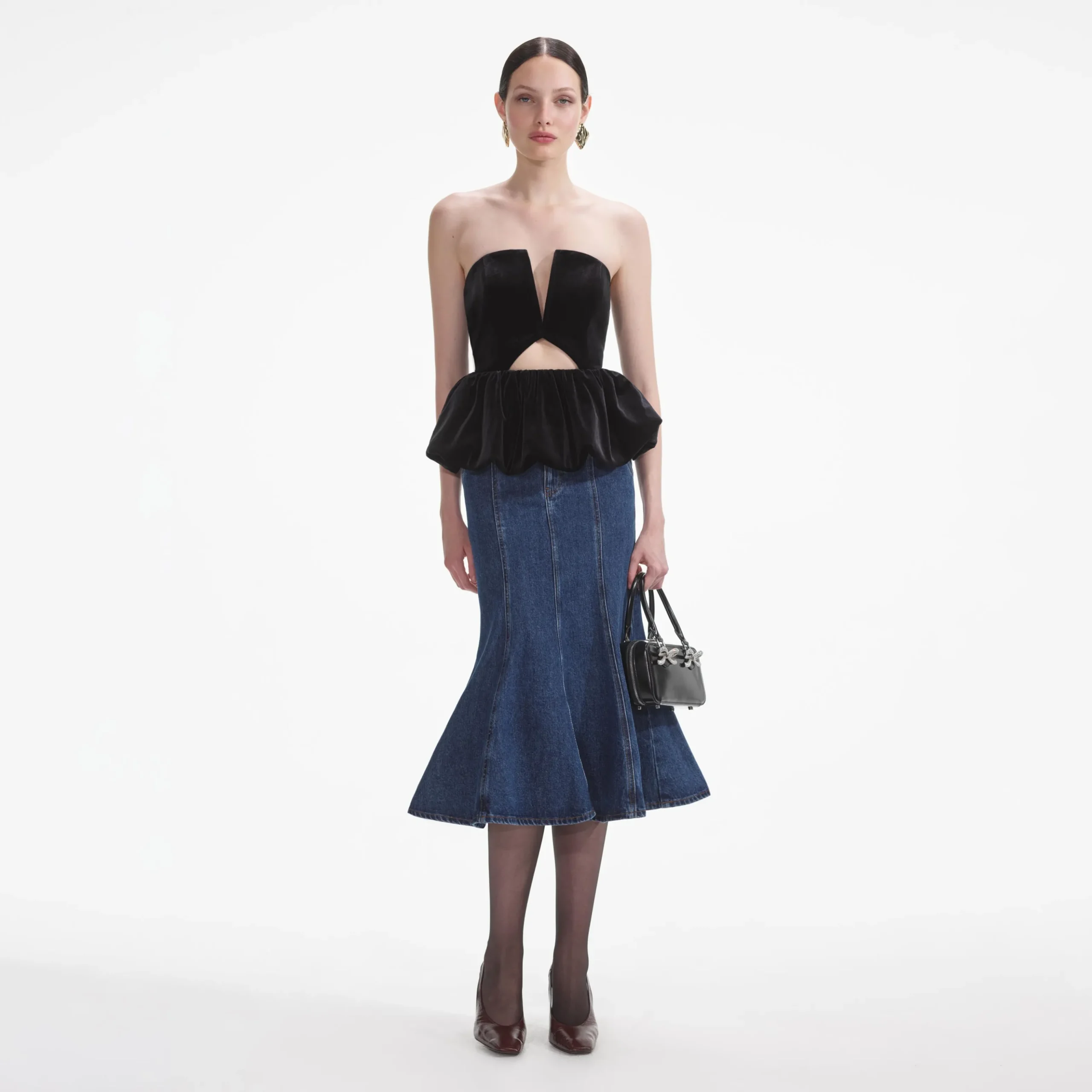Velvet Bandeau Top^self-portrait Online