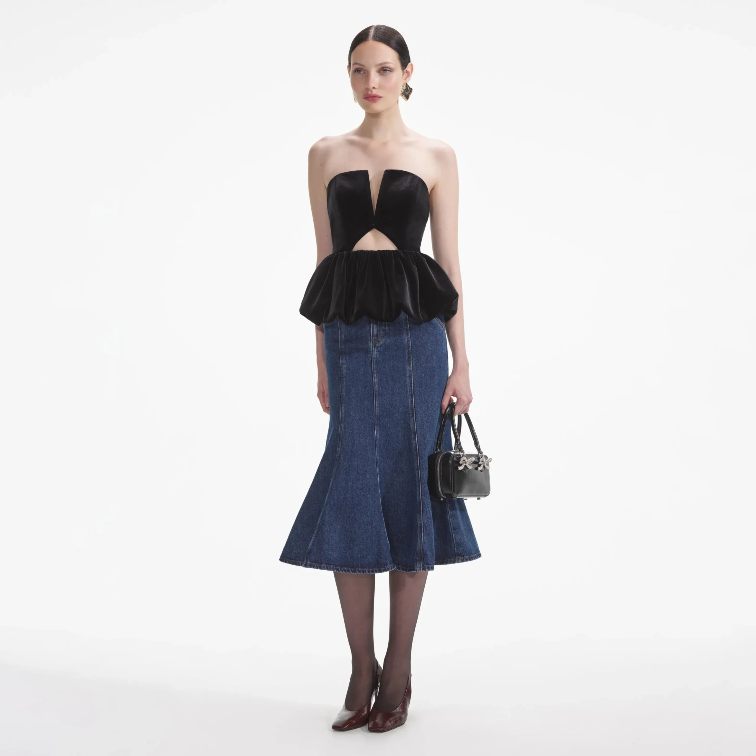 Velvet Bandeau Top^self-portrait Online