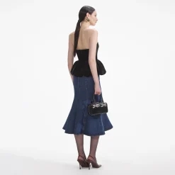 Velvet Bandeau Top^self-portrait Online