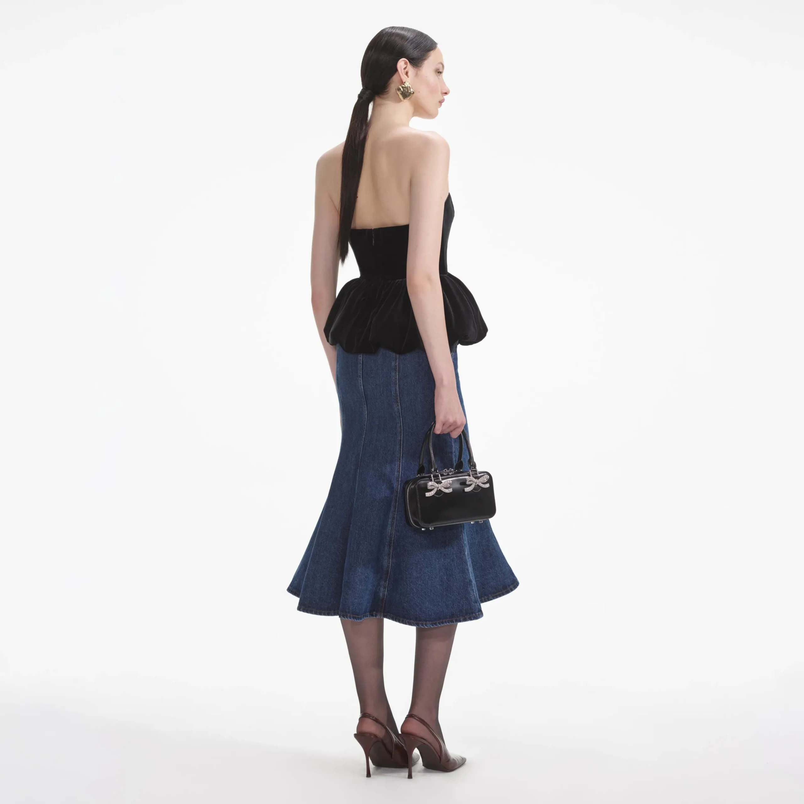 Velvet Bandeau Top^self-portrait Online