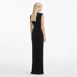 Velvet Embellished Maxi Dress^self-portrait Discount